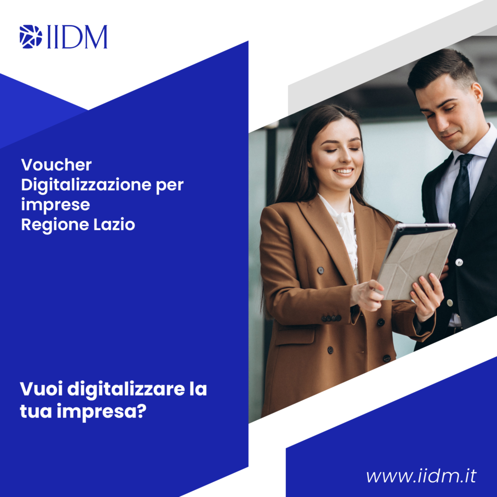 Voucher digitale PMI regione Lazio